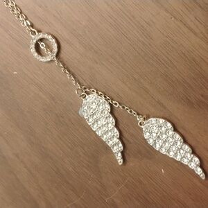Victoria’s Secret Lariat Angel Wings Adjustable Necklace